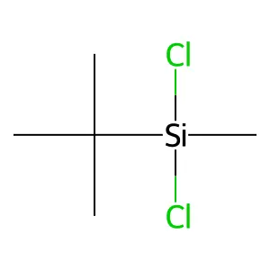 Silane, dichloro(1,1-dimethylethyl)methyl- structure