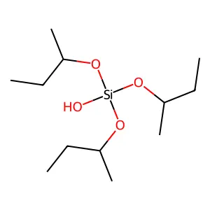Silicic acid (H4SiO4), tris(1-methylpropyl) ester structure