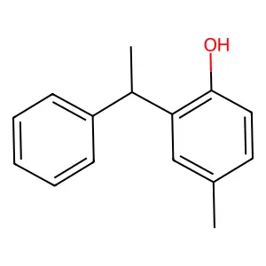 2-(alpha-Methylbenzyl)-p-cresol structure