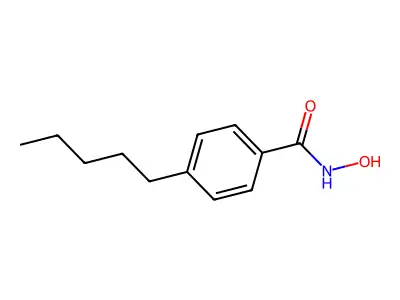 N-hydroxy-4-pentylbenzamide structure