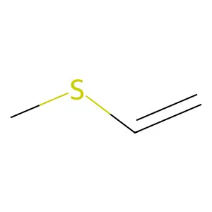 Ethene, (methylthio)- structure