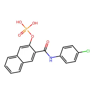 Naphtholas-ephosphate structure