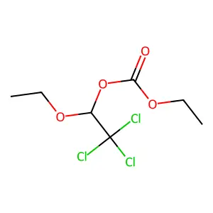 2,2,2-Trichloro-1-ethoxyethyl ethyl carbonate structure