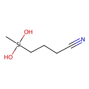 4-(Dihydroxymethylsilyl)butyronitrile structure