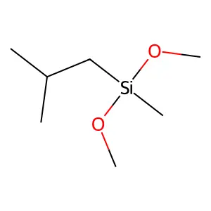 Isobutyldimethoxymethylsilane structure