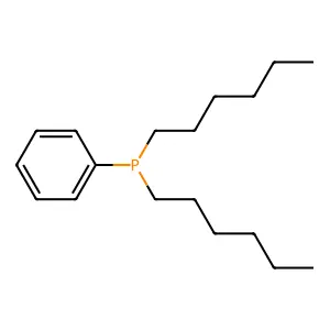 Dihexylphenylphosphine structure