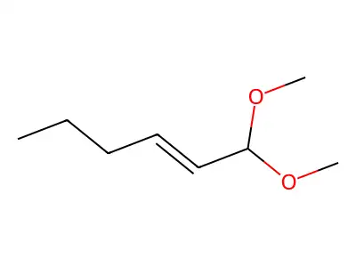 (E)-2-hexen-1-al dimethyl acetal structure