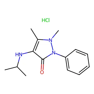 Ramifenazone hydrochloride structure