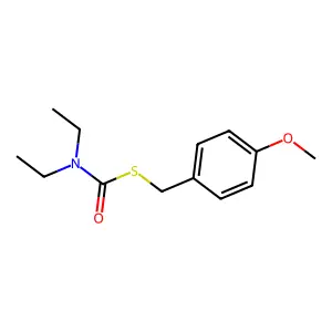 Methiobencarb structure