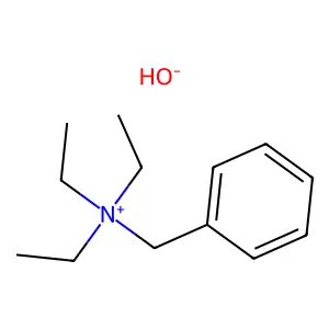 Benzyltriethylammonium hydroxide structure