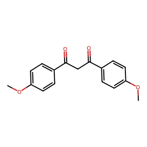 1,3-Bis(4-methoxyphenyl)-1,3-propanedione structure