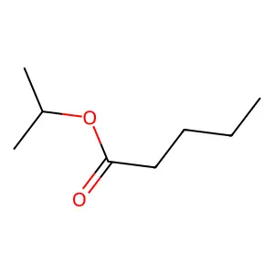 Isopropyl valerate structure