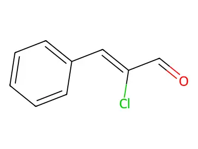 2-Chloro-3-phenylprop-2-enal structure