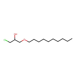 2-Propanol, 1-chloro-3-(decyloxy)- structure