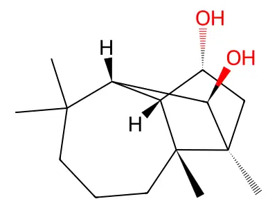 (3R,3aS,4R,8aR)-1,5,5,8a-Tetramethyldecahydro-1,4-methanoazulene-3,9-diol structure