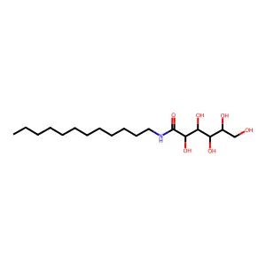 N-Dodecyl-D-gluconamide structure