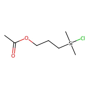 3-(Chlorodimethylsilyl)propyl acetate structure