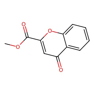 4H-1-Benzopyran-2-carboxylic acid, 4-oxo-, methyl ester structure