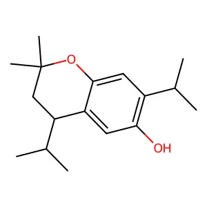 2,2-Dimethyl-4,7-di(propan-2-yl)-3,4-dihydro-2h-chromen-6-ol structure