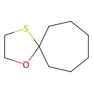 1-Oxa-4-thiaspiro(4.6)undecane structure
