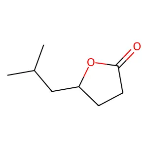 2(3H)-Furanone, dihydro-5-(2-methylpropyl)- structure