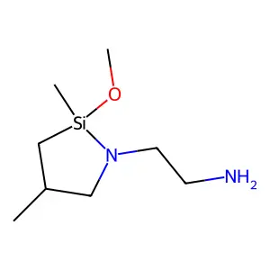 1-(2-Aminoethyl)-2-methoxy-2,4-dimethyl-1-aza-2-silacyclopentane structure