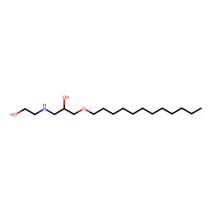 2-Propanol, 1-(dodecyloxy)-3-((2-hydroxyethyl)amino)- structure