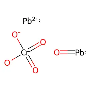 Lead chromate oxide structure
