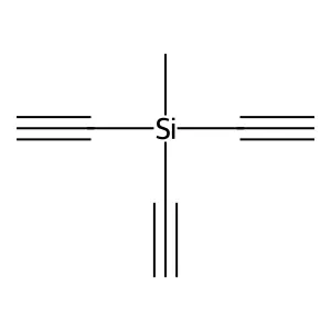 Silane, triethynylmethyl- structure