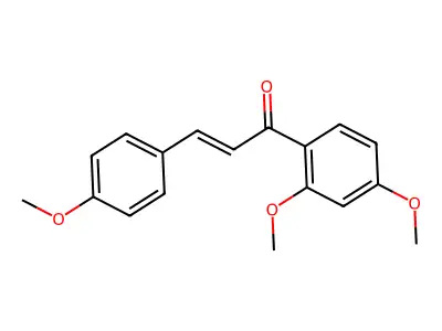 1-(2,4-Dimethoxyphenyl)-3-(4-methoxyphenyl)prop-2-en-1-one structure