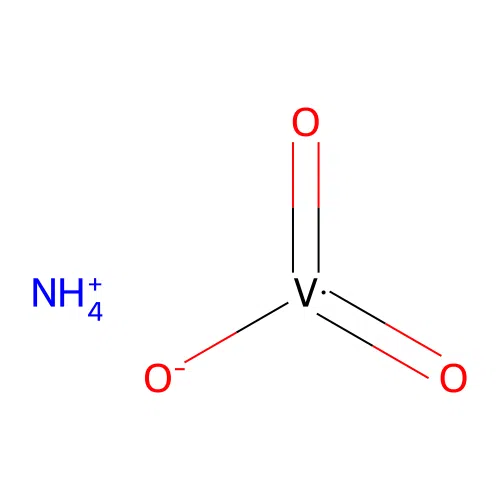 Ammonium metavanadate structure