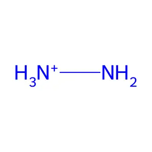 Hydrazinium(1+) structure