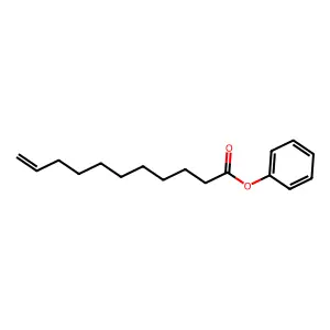 Phenyl undec-10-enoate structure