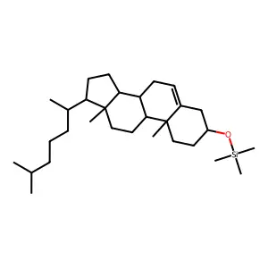 Cholest-5-ene, 3-((trimethylsilyl)oxy)-, (3beta)- structure