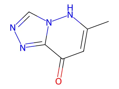 6-methyl-5H,8H-(1,2,4)triazolo(4,3-b)pyridazin-8-one structure