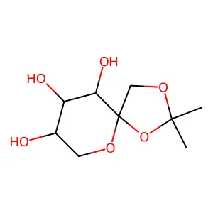 alpha-l-Sorbopyranose, 1,2-O-(1-methylethylidene)- structure