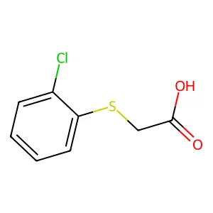 o-Chlorophenyl thioacetic acid structure