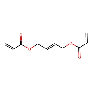 2-Propenoic acid, 1,1'-(2-butene-1,4-diyl) ester structure