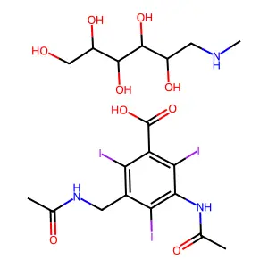 IODAMIDE MEGLUMINE structure