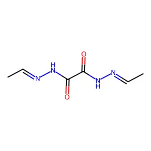 2',(2')'-Diethylideneoxalohydrazide structure