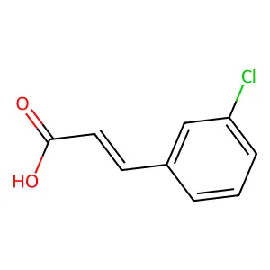 3-(3-Chlorophenyl)prop-2-enoic acid structure