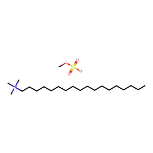 1-Octadecanaminium, N,N,N-trimethyl-, methyl sulfate (1:1) structure