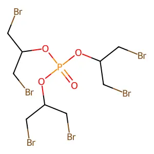 2-Propanol, 1,3-dibromo-, phosphate (3:1) structure