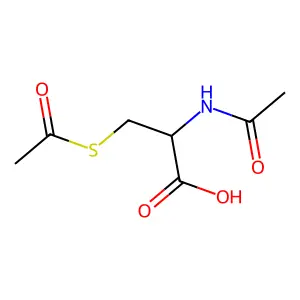 N,S-Diacetylcysteine structure