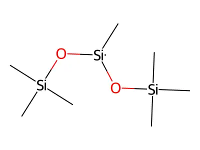 Trimethyl-[methyl(trimethylsilyloxy)silyl]oxysilane structure