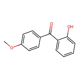 Benzophenone, 2-hydroxy-4'-methoxy- structure