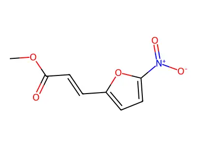 Methyl 3-(5-nitrofuran-2-yl)prop-2-enoate structure