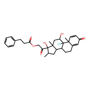 Dexamethasone phenylpropionate structure