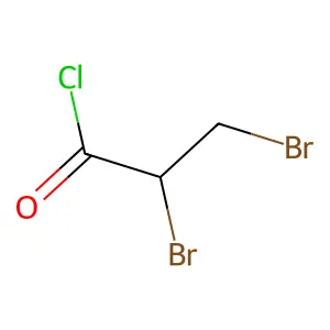 2,3-Dibromopropanoyl chloride structure