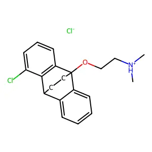 C20H22ClNO.ClH structure